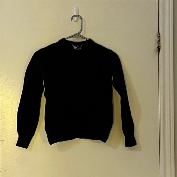 Midnight blue sweater, long sleeve, soft and comfortable. - Picture 3 of 3